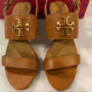 Tory Burch- Everly 65mm Heeled Sandals- Calf leather